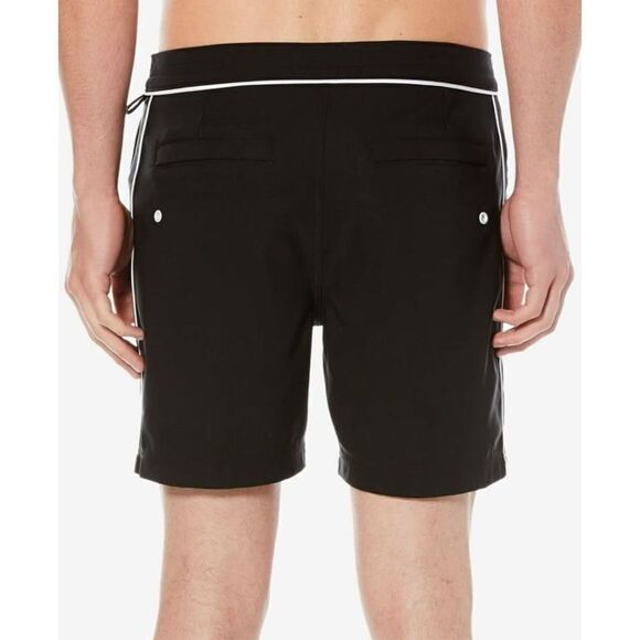 NWT Penguin The Earl Fixed Volley Swim Short True Black 38 - Picture 2 of 6